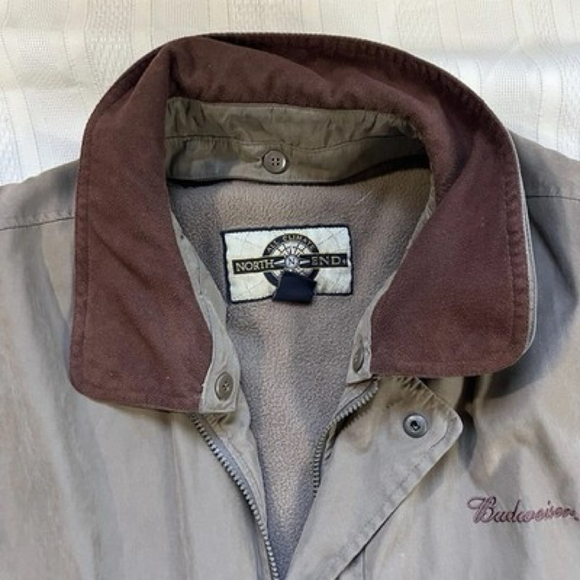 Budweiser North End Utility Quilted Heavy weight Thermal Work Coat Extra Large - Picture 5 of 12